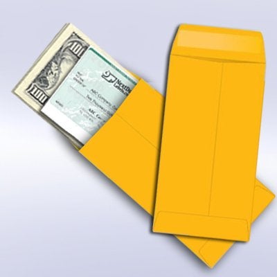 NextDayLabels NextDay Labels #7 Coin Envelopes - 500-Pack Brown Kraft Gummed Money Envelopes for Cash  Coins  Jewelry  or Small Parts - Durable Brown Kraft Paper Cash for Home  Office  or Business Use - Made in USA - Image 4